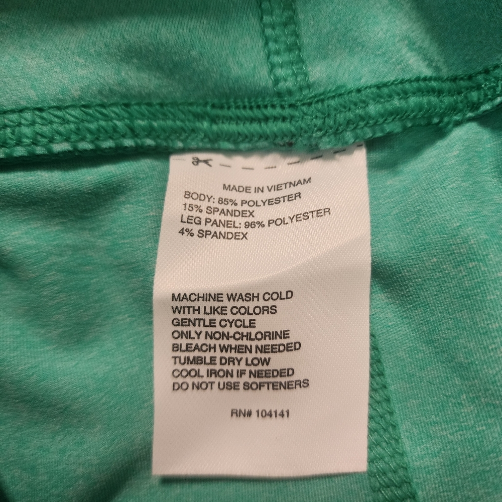 DSG 7/8 High Rise Tight Womens S Aqua Performance Leggings NEW - Picture 9 of 12